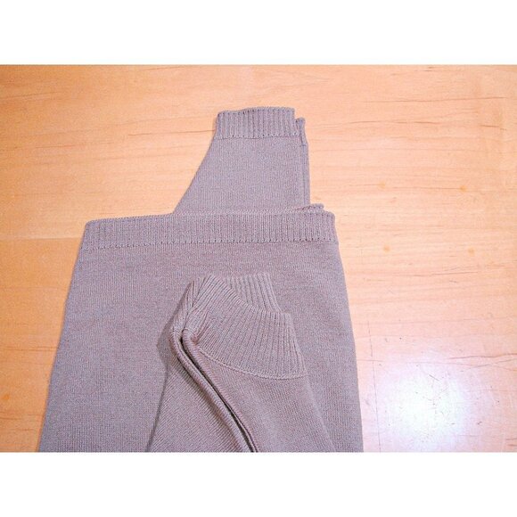 Vintage 80s Womens Pendleton Virgin Wool Pullover Turtleneck Sweater Beige L P - Picture 10 of 11